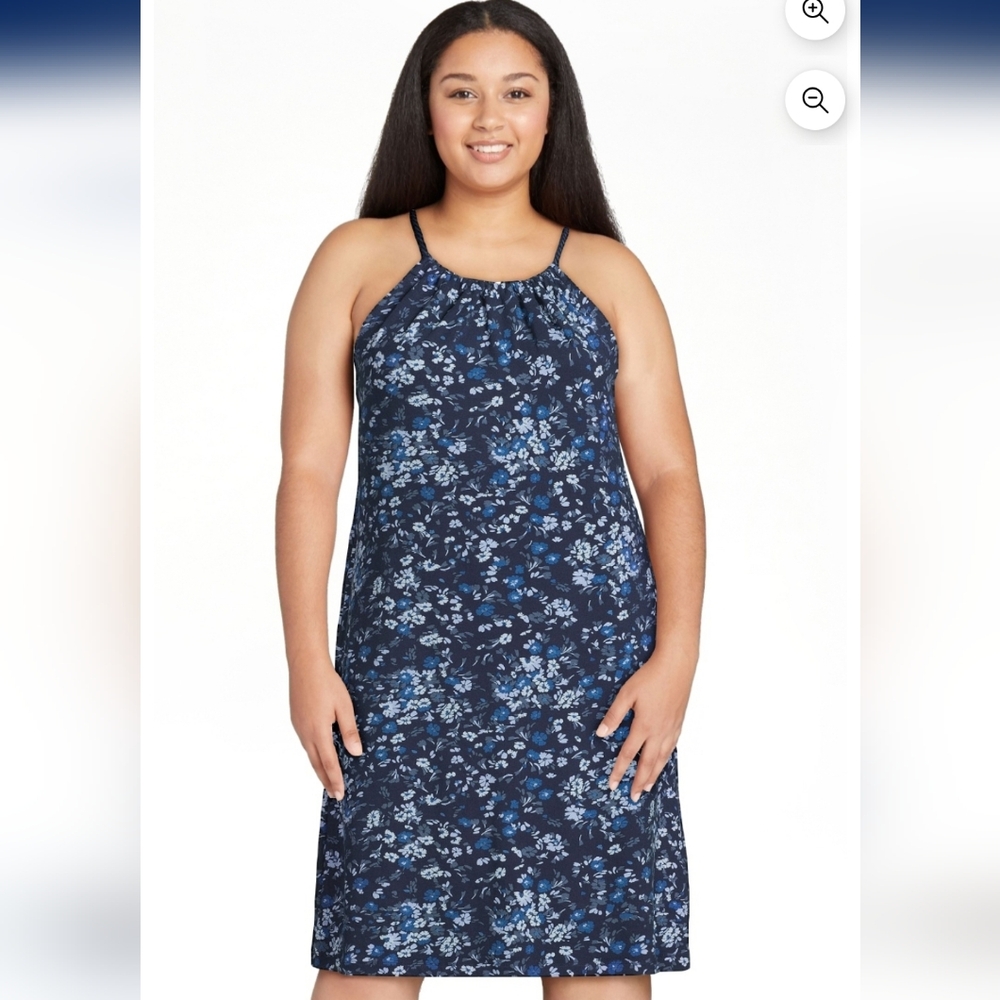Blue Swim Cover Dress Size XXL